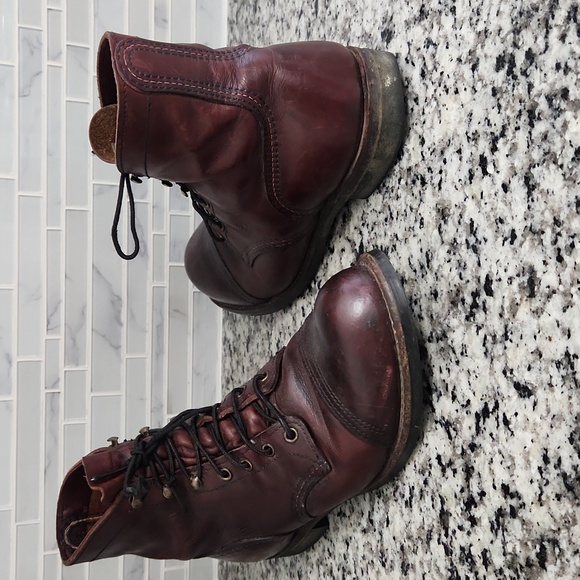 Red Wing 8119 Iron Ranger Oxblood 6-inch Round Work Boot Shoes sz 10.5 made USA - Picture 1 of 8